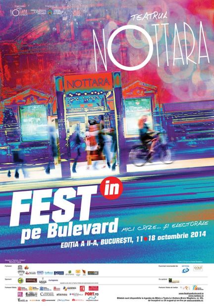Festivalul Internațional de Teatru Fest(in) pe Bulevard are loc între 11 și 18 octombrie (Foto: www.festinpebulevard.ro) 